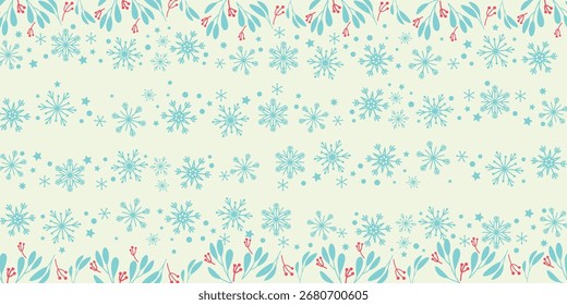 Navidades y patrón de vacaciones de invierno. Patrón de Navidades. Decoración de fondo de Navidades alegres con Elementos de vacaciones. Ilustración vectorial.