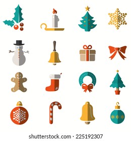 Christmas and Winter icons collection - vector