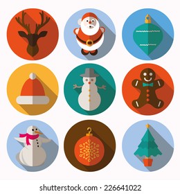 Christmas and Winter icons collection - vector