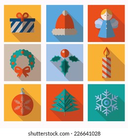 Christmas and Winter icons collection - vector