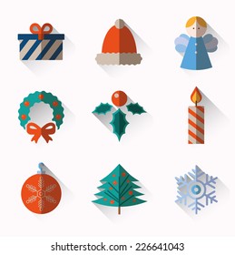 Christmas and Winter icons collection - vector