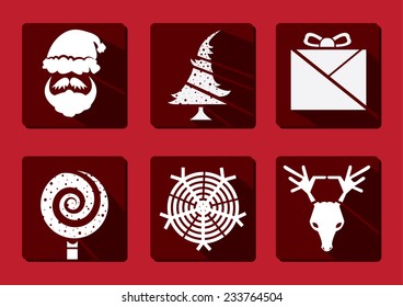 Christmas and Winter icons collection - vector 