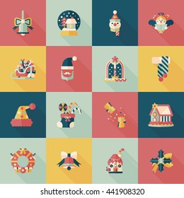 Christmas and winter icons set