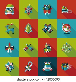 Christmas and winter icons set