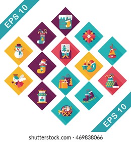 Christmas and winter icons set