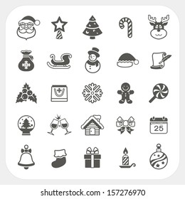 Iconos de Navidad e Invierno, Vector