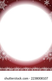 Weihnachtswinterbilderbanner-Hintergrund Winterverkauf Schneeflocken und weiße Fenster