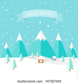 christmas winter landscape design