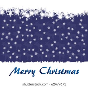 Christmas Winter Night, Vector