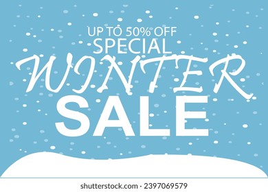 Christmas Winter Product, snowflakes and snow. Realistic product 
for winter and christmas discount design, sale. Vector illustration EPS10