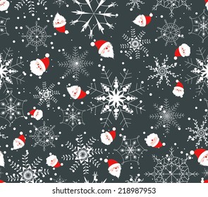 christmas and winter seamless pattern