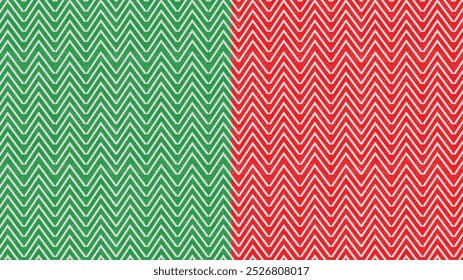Christmas Winter Seamless Pattern with zigzag lines  in white. Christmas Decoration. Vector illustration