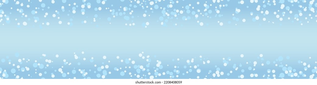 banner de nieve de invierno de navidad- ilustración vectorial