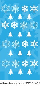 Christmas winter snow  pattern background celebration season holiday wrapping paper , greeting card for decorate premium product