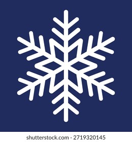 Christmas Winter Snowflake Collection. White Snowflakes Vector. Snowflakes white ice crystals on dark background. Symbol of winter. Vector Snowflake. Seasonal Decoration. Christmas logo hand drawing.