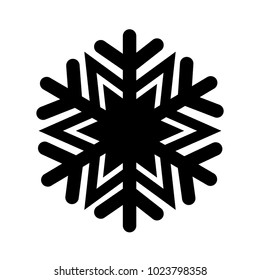 Christmas winter snowflake icon