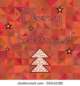 Christmas winter snowflakes red pattern background 