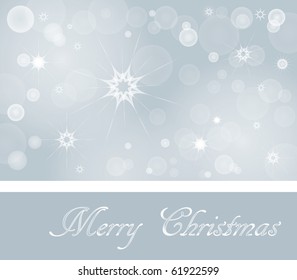 Christmas Wish Card Vector, easy to change color