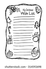 Christmas wish list