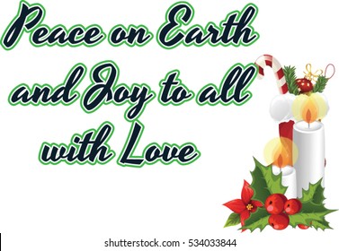 Christmas wishes message on white background