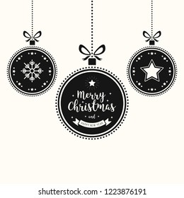 Christmas wishes ornaments baubles hanging 