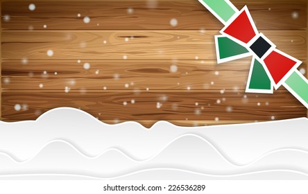 Christmas wood