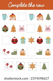 Christmas worksheets logical games. Worksheets winter holiday activities for preschool, early education child pages. Kindergarten logic kid lessons, skill play puzzle for kids. Toddler busy book.