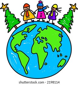 Christmas world kids