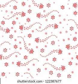 Christmas wrapping paper or background vector illustration