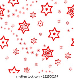 Christmas wrapping paper or background vector illustration