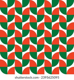 Christmas wrapping paper pattern. Seamless xmas gift wrap geometric pattern background.
