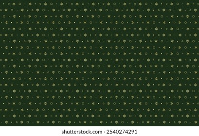 Christmas Wrapping Paper Seamless Illustration. Holiday Seamless Vector Pattern Christmas Elements Snowflakes Background. Hand Drawn. Simple Design For Textile, Wallpaper, Fabric Prints Or Wrapping	