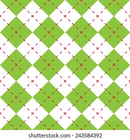 Christmas wrapping paper - seamless vector illustration