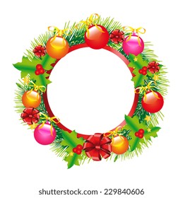 Christmas wreath; 