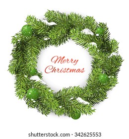 Christmas wreath.