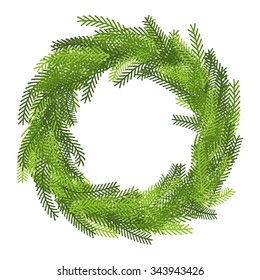 Christmas wreath. 