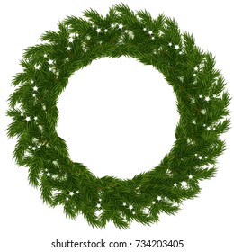 Christmas wreath;