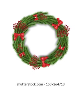 Christmas Wreath Images Stock Photos Vectors Shutterstock