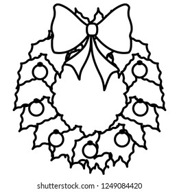 Christmas wreath design