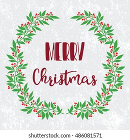Christmas wreath doodle
