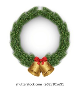 Christmas Wreath element for template design