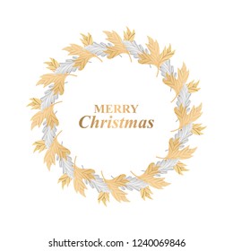 Christmas wreath. Floral wreath