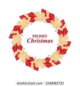 Christmas wreath. Floral wreath