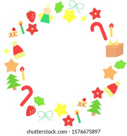 Christmas wreath frame for holidays