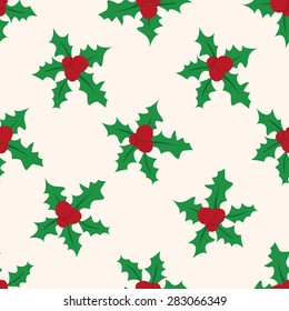 Christmas wreath icon 10,seamless pattern