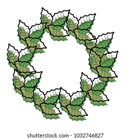christmas wreath icon