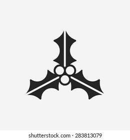 Christmas wreath icon