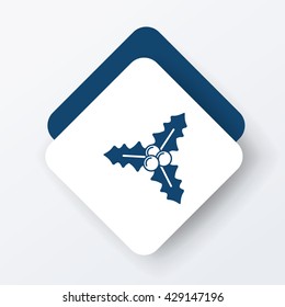 Christmas wreath icon