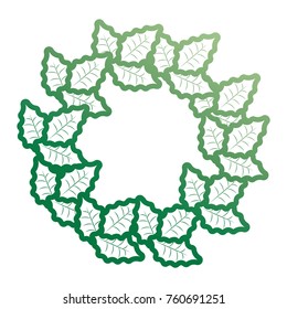 christmas wreath icon