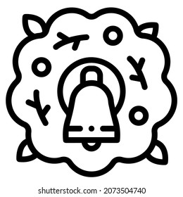 la navidad fue un icono de la corona para sitio web, aplicación, impresión, documento, diseño de afiches, etc.